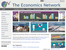 Tablet Screenshot of economicsnetwork.ac.uk